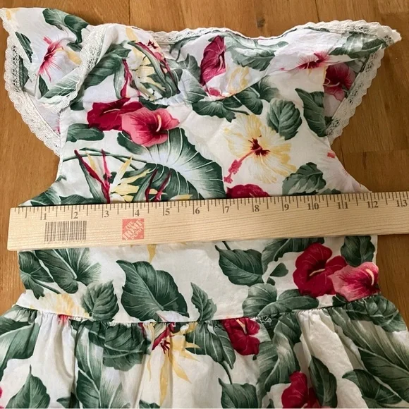 Janie and Jack Girls Floral Gauze Dress - Picture 7 of 8